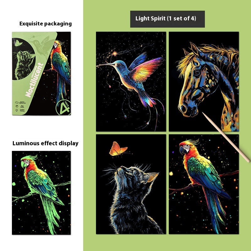 Animaux phosphorescent